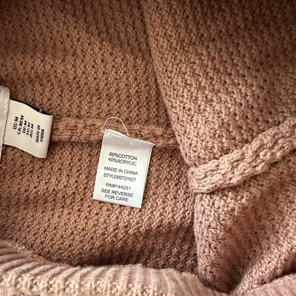 Textured Knit Pants in Rust - Picture 3 of 5